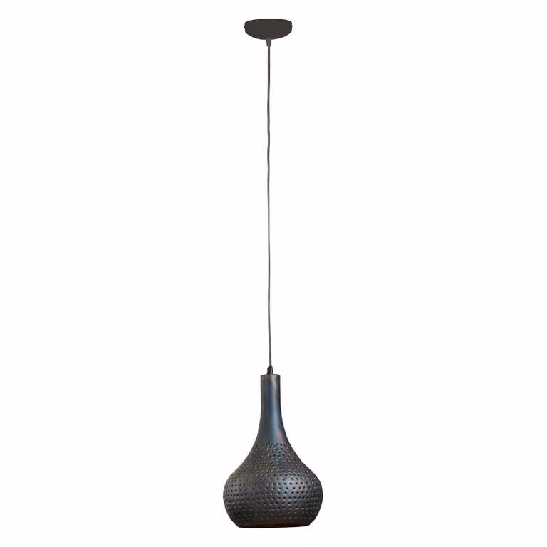 Nest of Nora Hanglamp Riom - Industrieel - Zwart bruin - E27