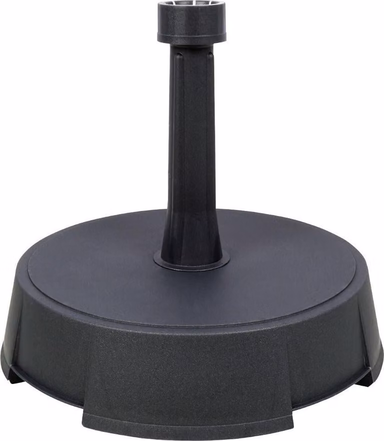 Vilde Zwarte parasolvoet van beton, 15 kg