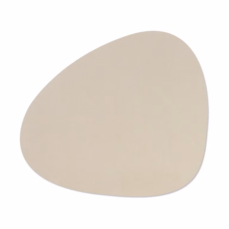 LIND DNA Serene placemat curve L 37x44 cm Cream