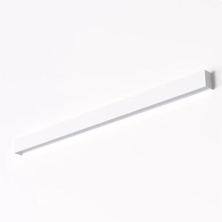Nowodvorski Lighting Wandlamp Straight T8, wit, modern, dimbaar, LED