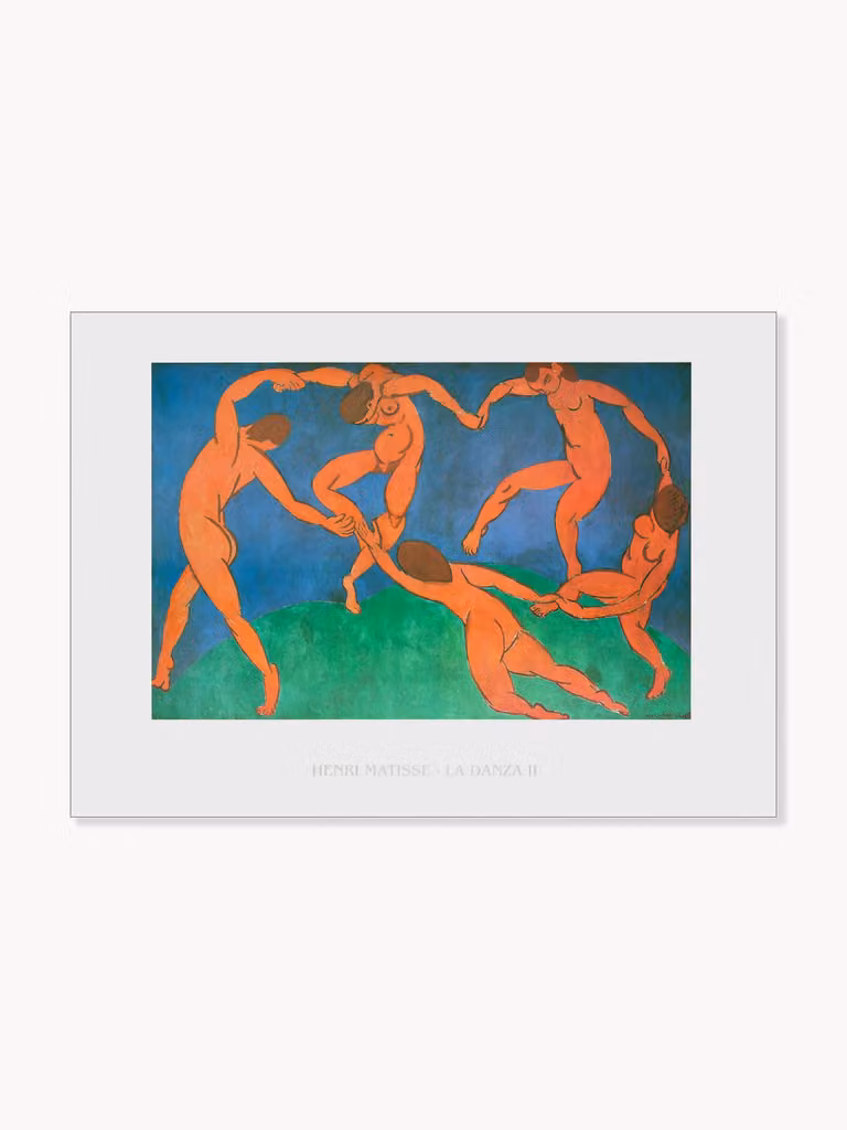 Poster Henri Matisse - La Danza II inclusief lijst