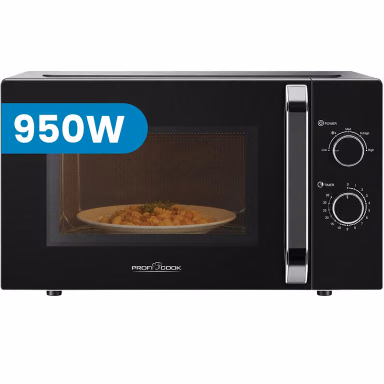ProfiCook Magnetron PC MW 1354 met 30 liter inhoud en 950W vermogen
