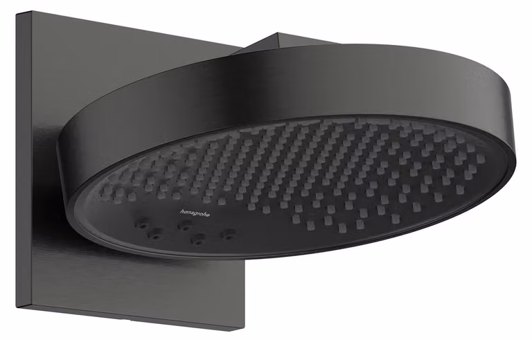 Hansgrohe Rainfinity douchekop 250 3jet met wandmontage, geborsteld zwart chroom