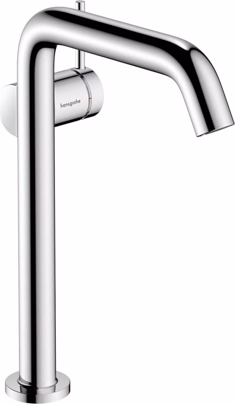 Hansgrohe Tecturis S wastafelkraan met éénhendelbediening en push-open afvoergarnituur, chroom, 240 mm