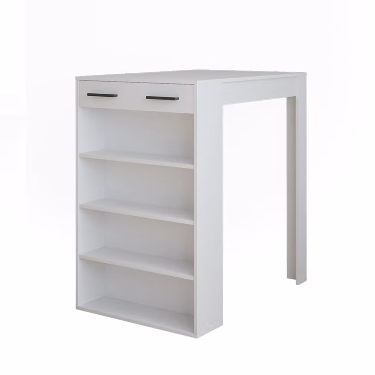 Vicco Repose Bartafel Wit, B: 67 cm, D: 100 cm, H: 76 cm