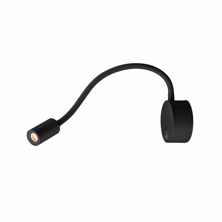 SLV Dio Flex Plate Wand leeslampje - Zwart - 1,9W - 2700K Warm Wit