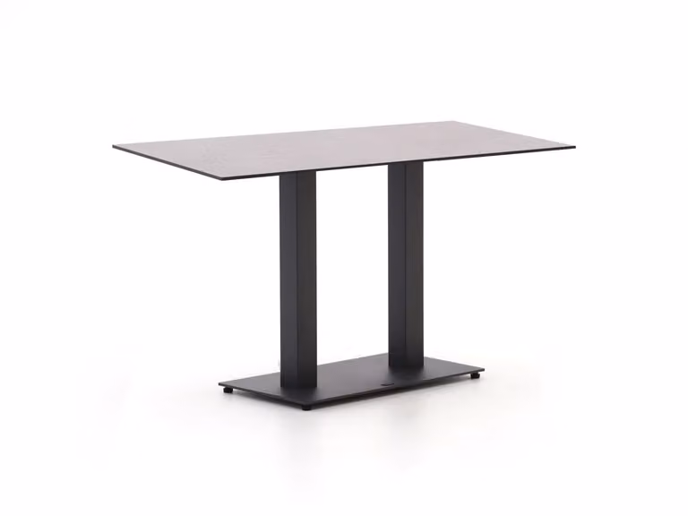 Forza Furniture Tuineettafel Forza - Rechthoekig - Grijs - HPL en Aluminium