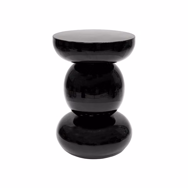 Kick bijzettafel Cato Kick Collection - Zwart - B/D/H: 49,5 x 33,5 x 33,5 cm