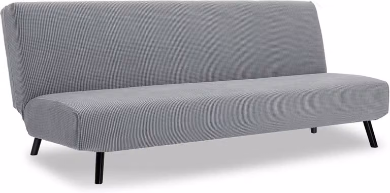 Rekbare Bankhoes Zonder Armleuningen - Elastische en Antislip Sofa Beschermhoes