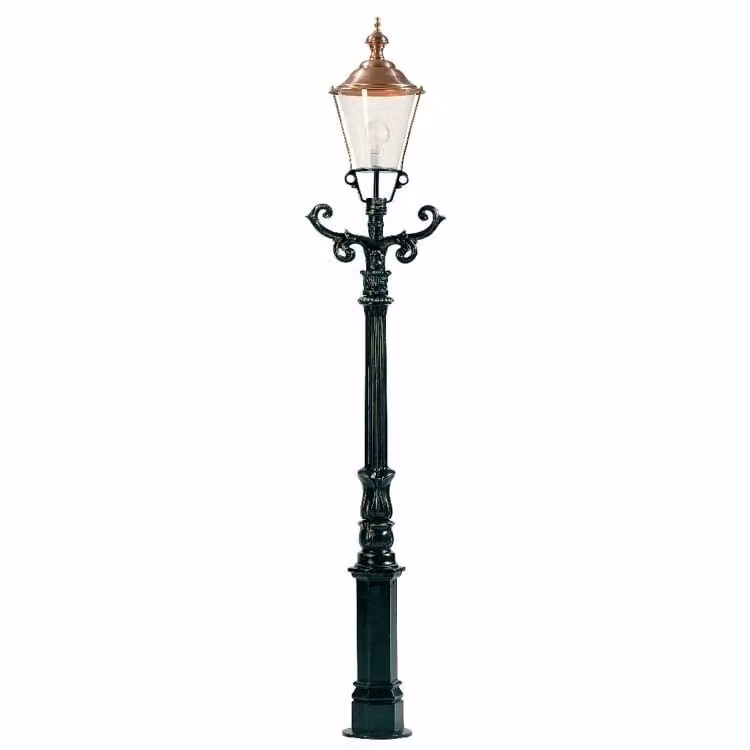 Nostalgische tuinlantaarn De Zaan zwart KS Verlichting
