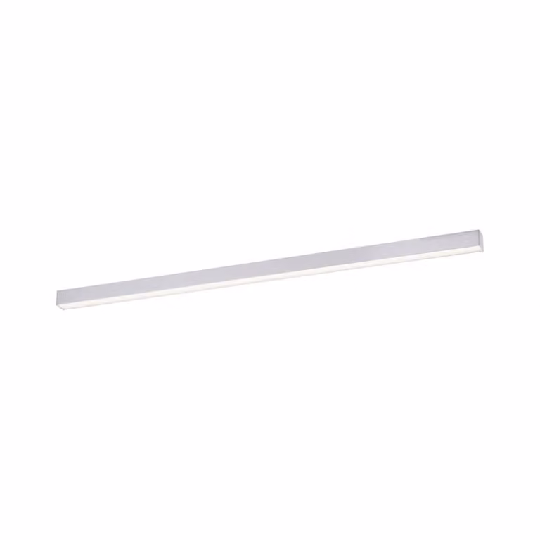 Paul Neuhaus Pure Lines Straight LED plafondlamp in zilver en wit, 110 cm