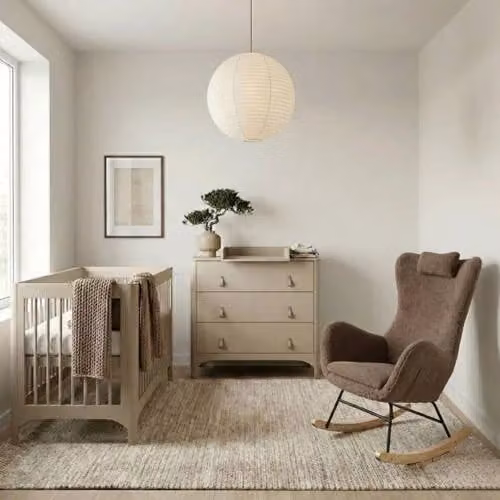 Born Lucky Meegroei Babykamer Nordic 2-delig met matras 70 x 140 cm