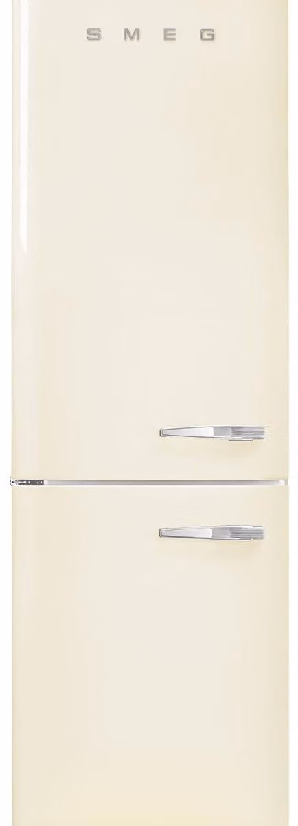 Smeg FAB32LCR6 Koel-vriescombinatie Crème met Fresh Zone compartiment, 331 liter