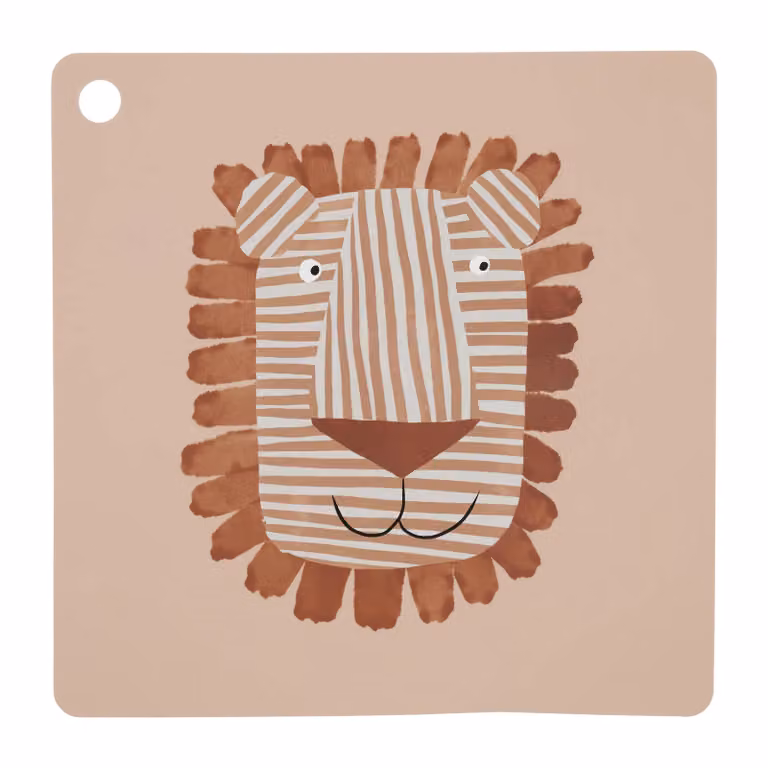 OYOY mini placemat Lobo Leeuw