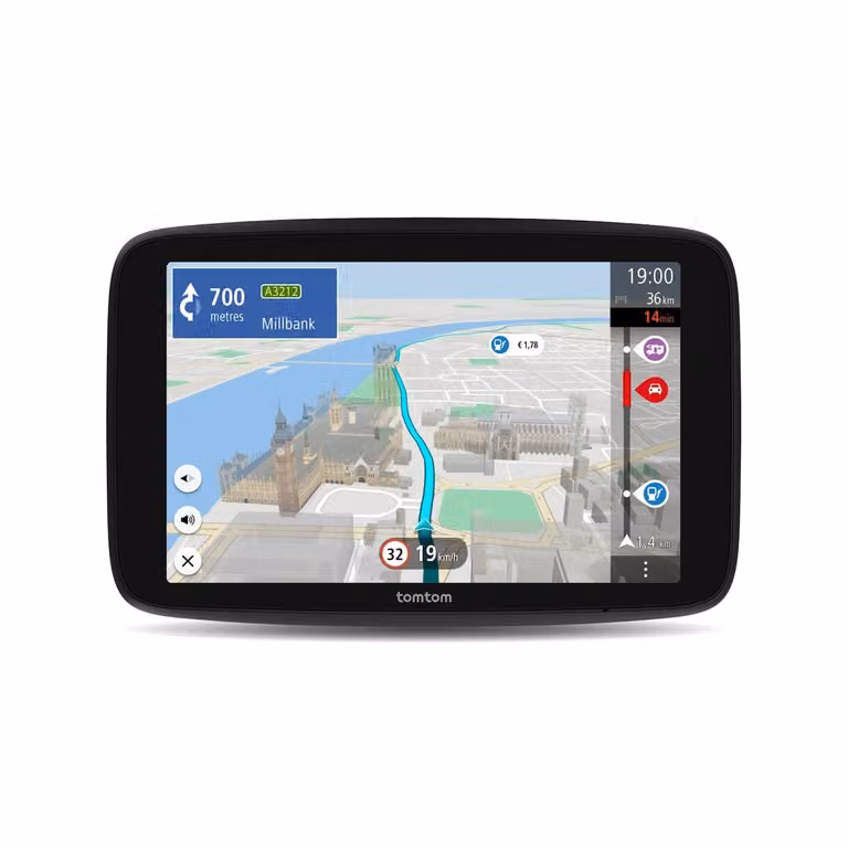 TomTom GO Camper Max Wereld Premium Pack Autonavigatie Zwart