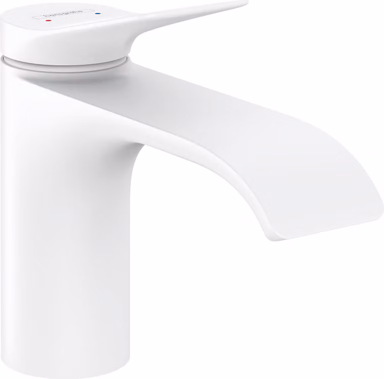 Hansgrohe Vivenis ComfortZone 80 Éénhendelmengkraan voor wastafel, matwit, zonder afvoerputje