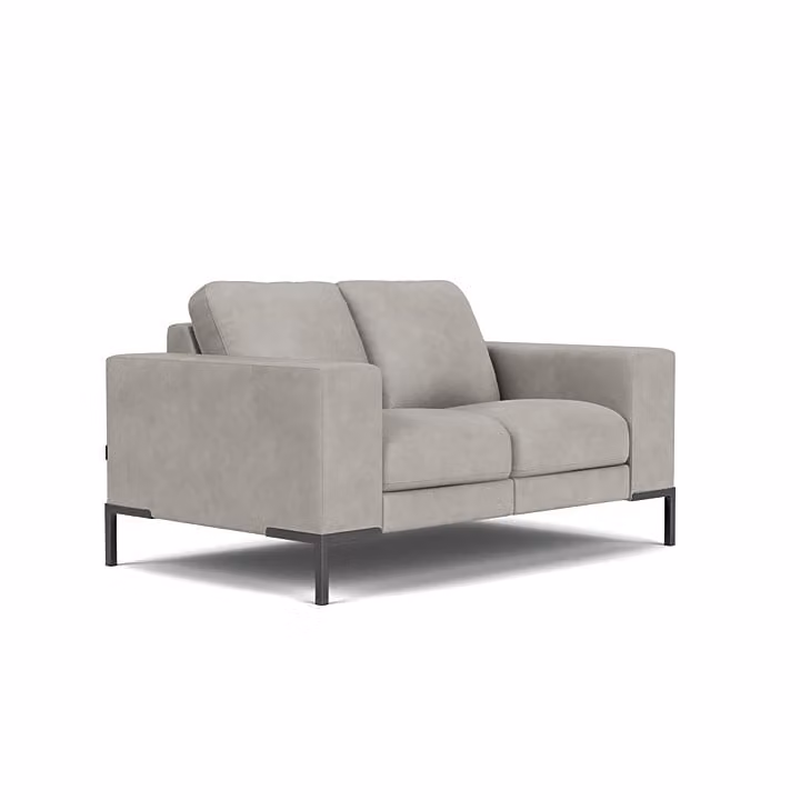 Prominent Relaxbank Senso 2-Zits - Lichtgrijs - Stof
