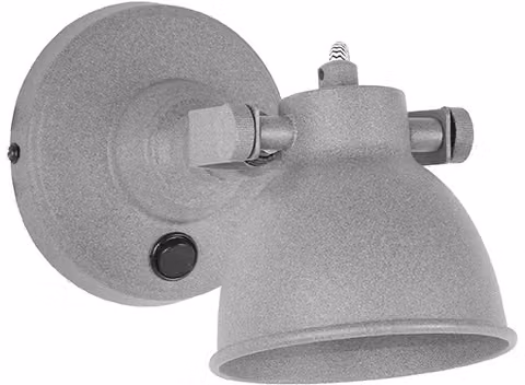 LABEL51 Wandlamp Bremen - Industrieel Design - Beton en Metaal - Rond