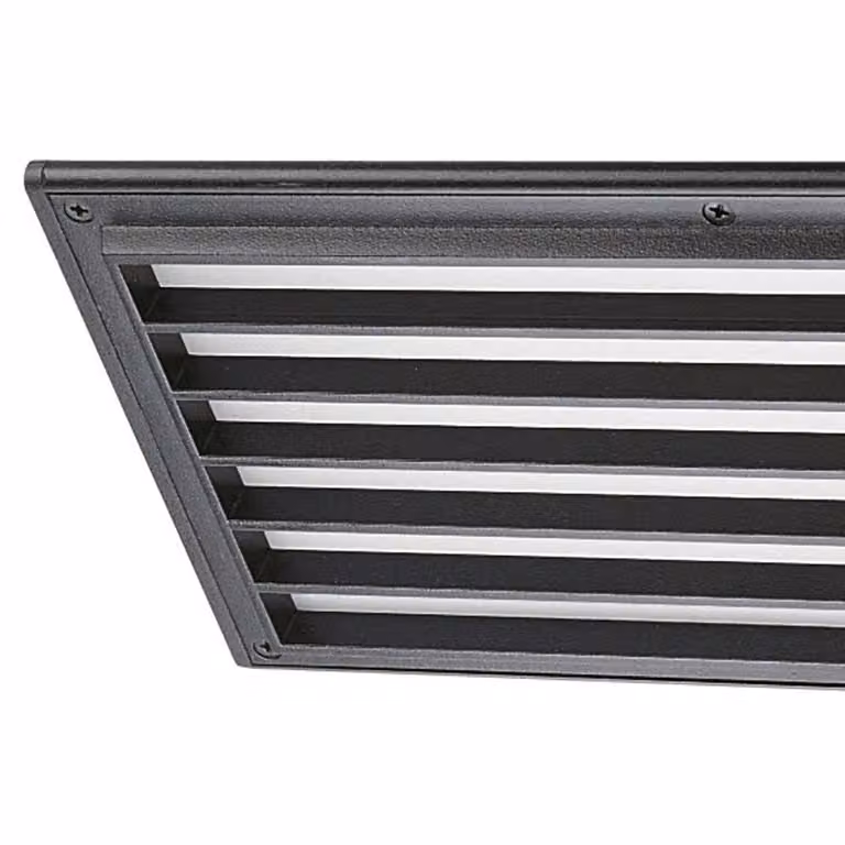 Moderne wandlamp Multipla Franssen in zwart en wit met aluminium en metaal