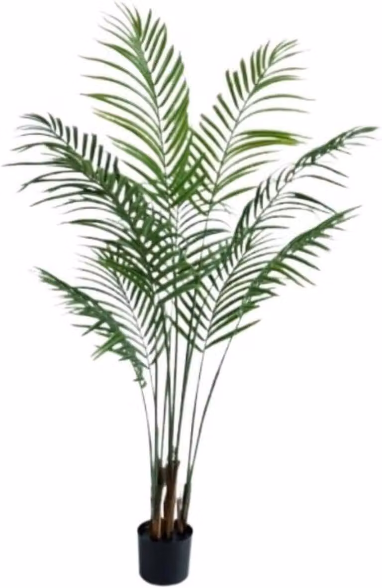 Kunstplant Zonnebloem in pot - Realistische groene decoratie voor in de woonkamer - Hoogte: 150 cm