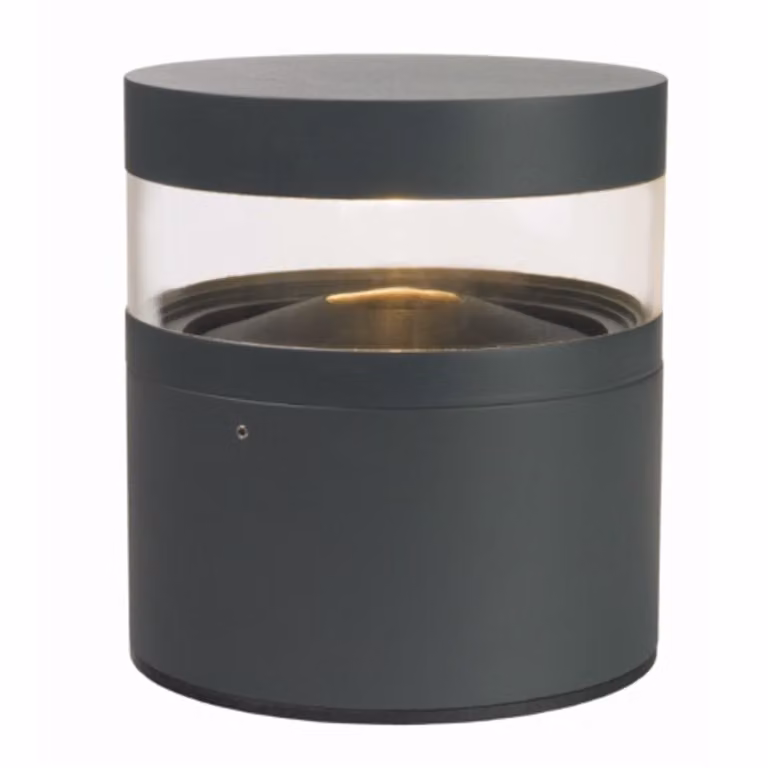 Franssen Design staande lamp Stavanger grijs met aluminium en glas