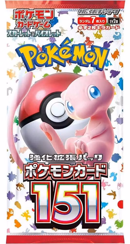 Pokémon Scarlet & Violet TCG: 151 Booster Pack Japans