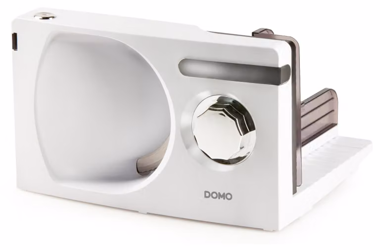 Domo Slicer met 120W vermogen en verstelbare snijdikte van 1 tot 15 mm, diameter 17 cm