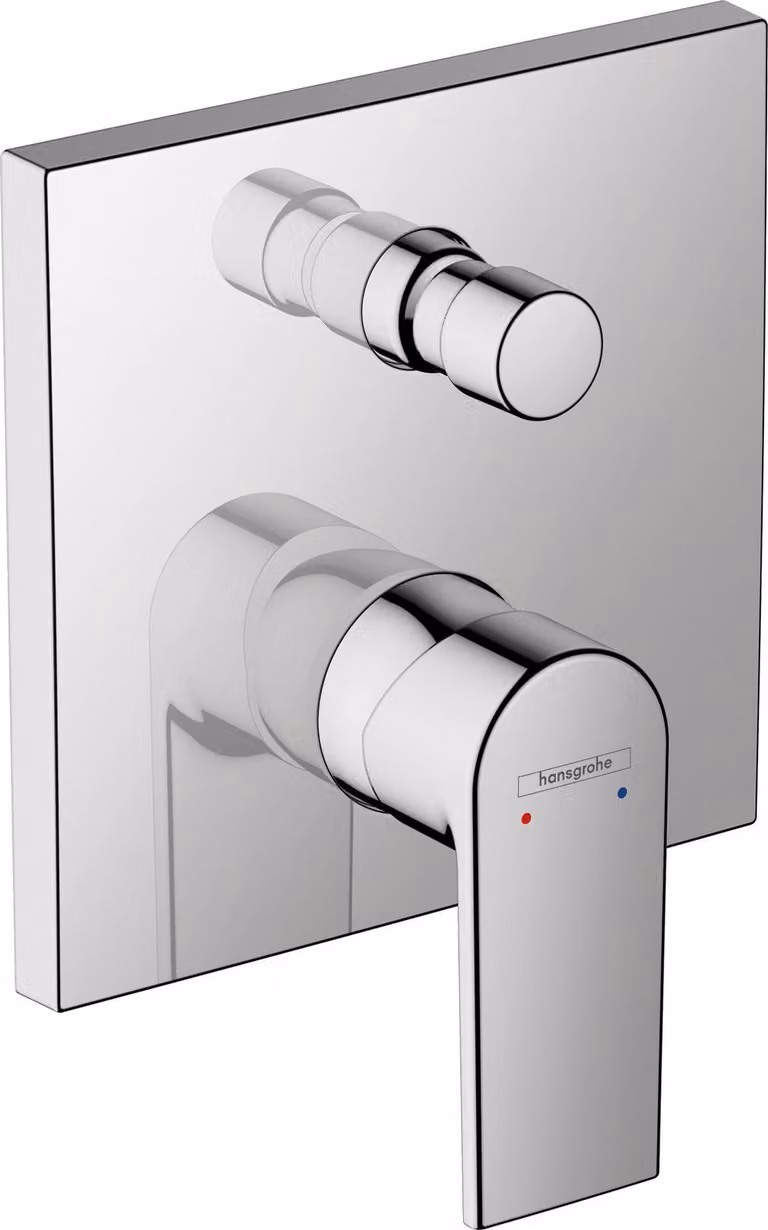 Hansgrohe Vernis Shape inbouw badmengkraan met één hendel en thermostaat