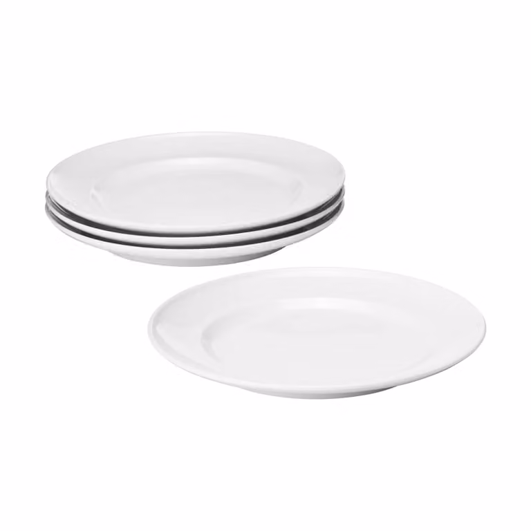 Georg Jensen Koppel bord wit Ø22 cm 4-pack