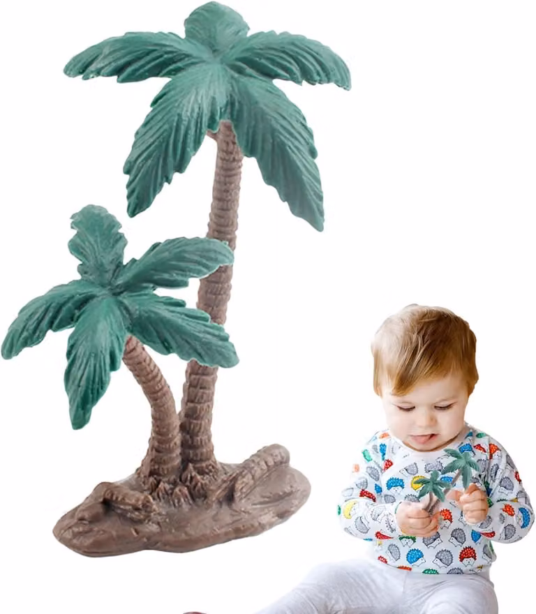 Groene Kunstpalm Model Boom voor Architectuur Modellen en Tropische Sfeer - 83 x 54 cm