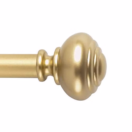 Snug Set Gordijnroede Goud, Verstelbaar van 182,9 tot 365,8 cm