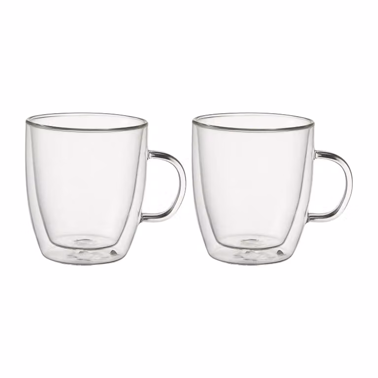 Dorre Kirk dubbelwandig koffiekop 24 cl 2-pack Glas