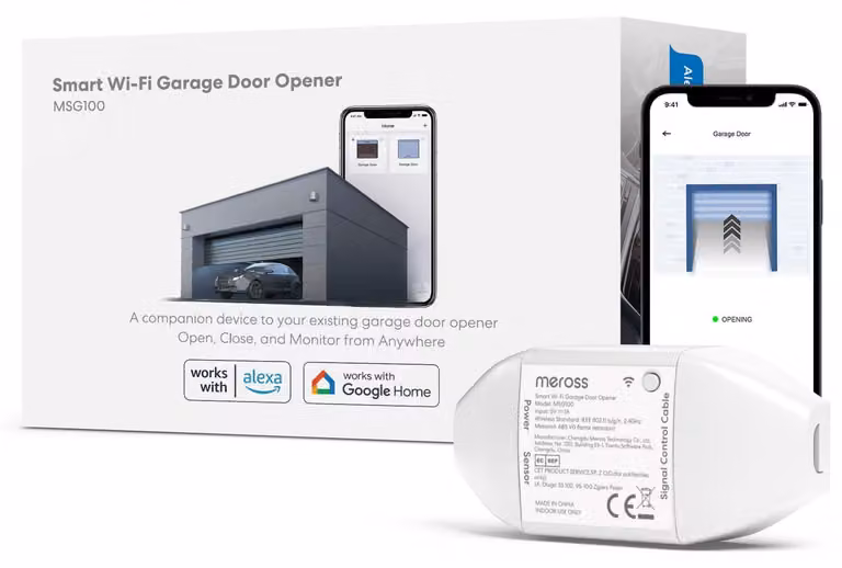 Selius Garagedeuropener Wifi Wit - Voor Domotica Systeem