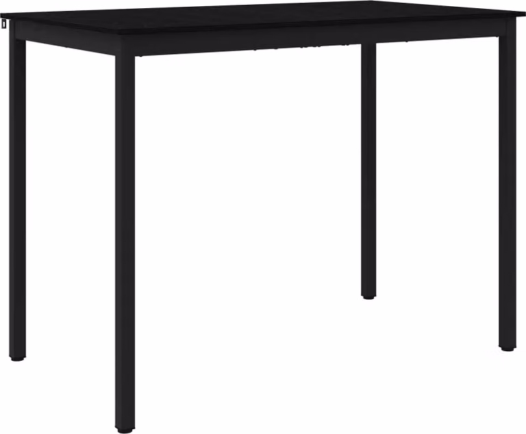 vidaXL Rechthoekige statafel voor volwassenen, houtvezel, B/D/H: 105 x 80 x 76,7 cm