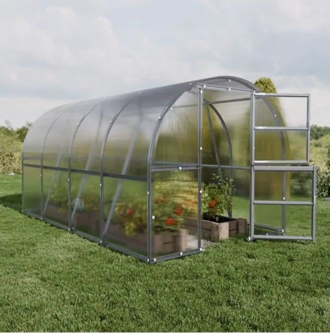 Baumera Kas BALTIC LT met 6 mm polycarbonaat, 3 x 4 m