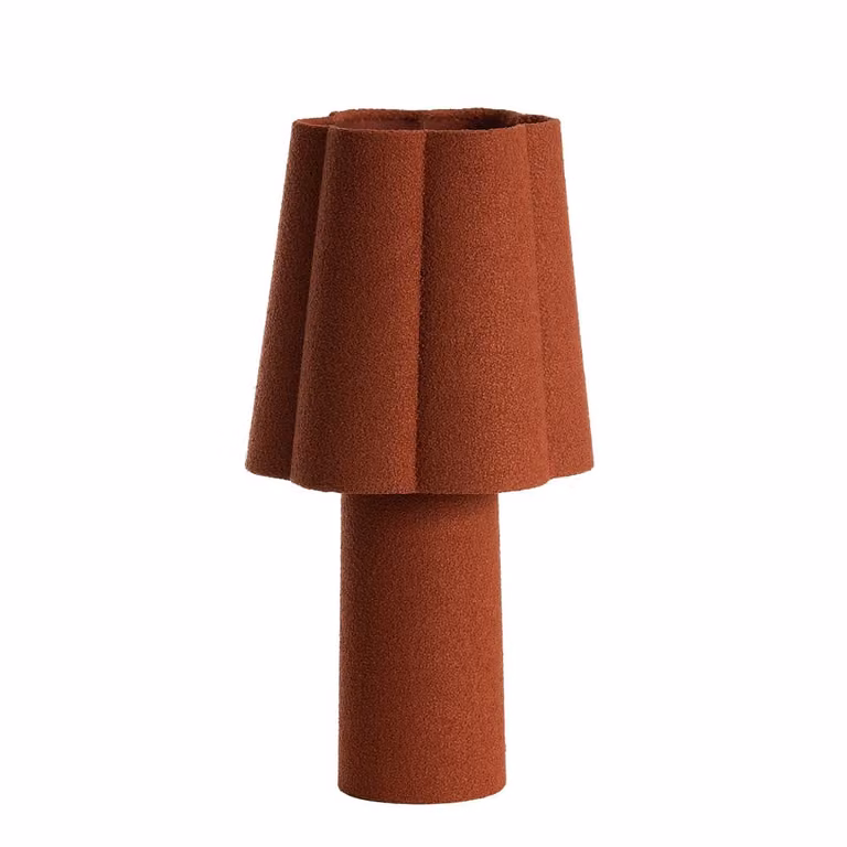 Light & Living Musaby Tafellamp - Terracotta/Bruin - Organische Vorm