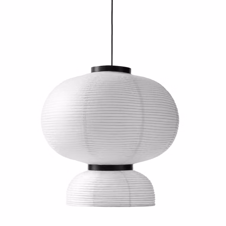 &Tradition Formakami JH5 hanglamp - Wit - Papier en Hout