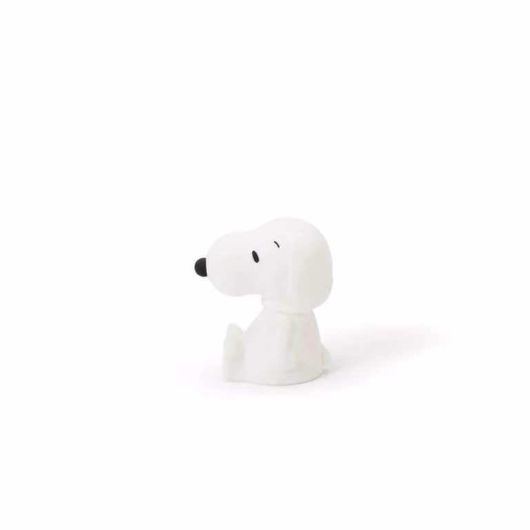 Mr Maria Snoopy LED tafellamp wit, Hoogte: 11 cm