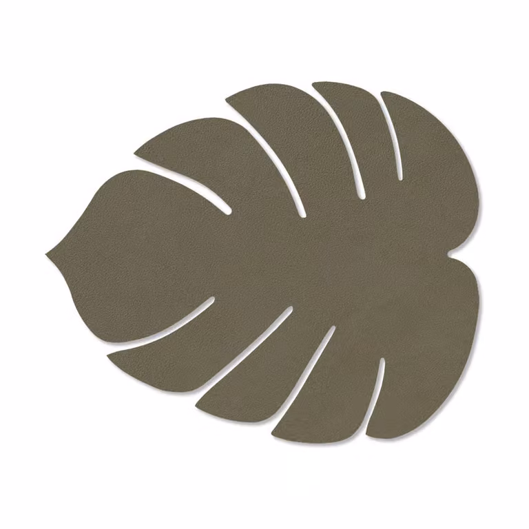 LIND DNA Monstera Leaf Nupo placemat Army green