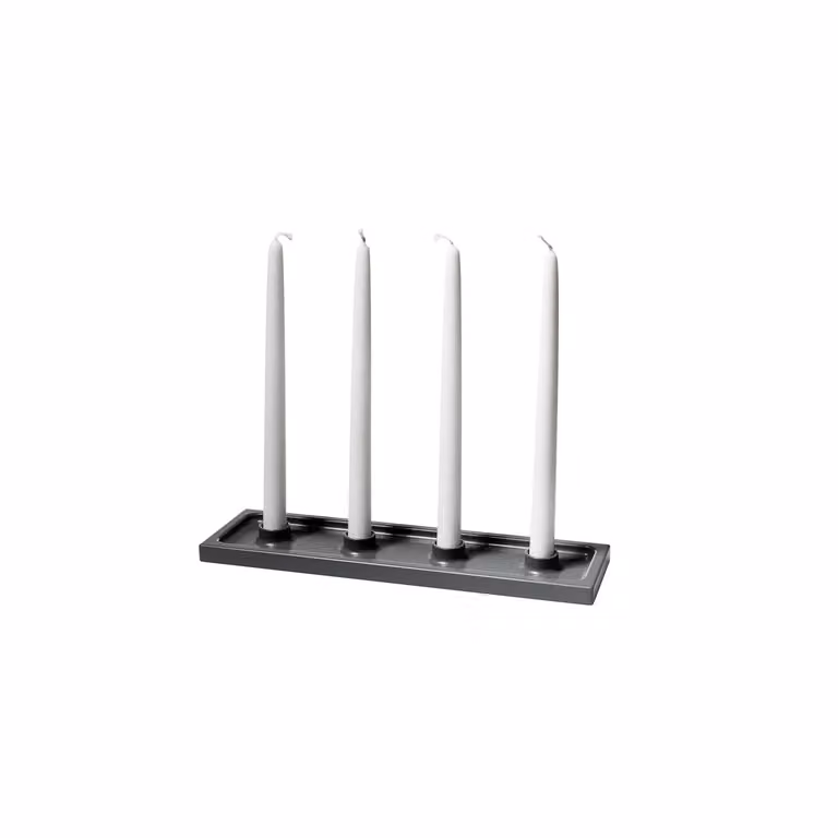 SMD Design Crater adventskandelaar Grijs, 4 lichten