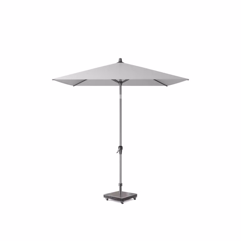 Platinum Riva stokparasol Light grey B: 250 cm, D: 200 cm
