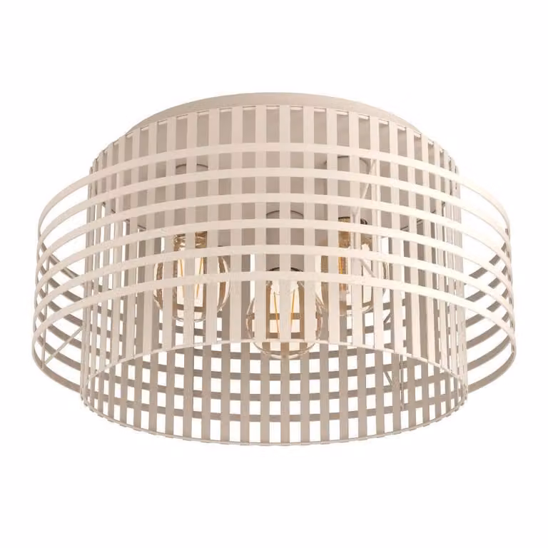 Eglo Oltamar Pastel Plafondlamp, Wit/Beige, Ø 48 cm