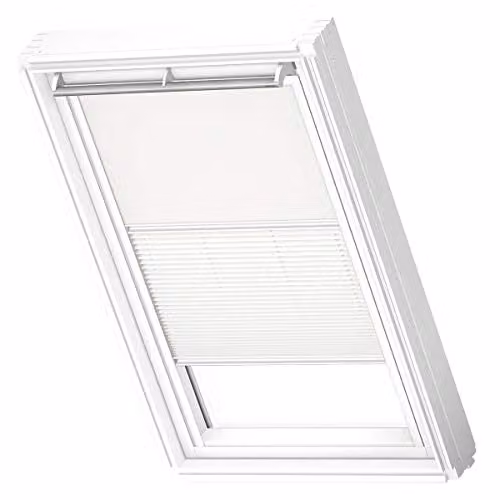 VELUX Verduisterend Rolgordijn Plus Plissé MK06 Wit