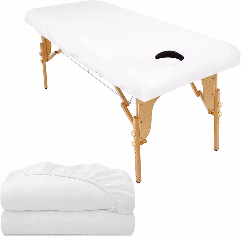 Waterafstotend en oliebestendig ademend hoeslaken voor massagestoel