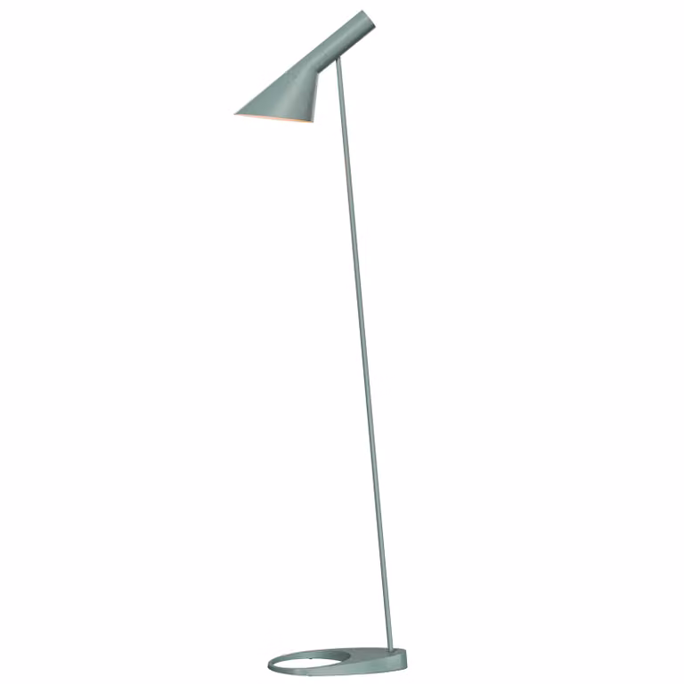 Louis Poulsen AJ vloerlamp in licht petroleum