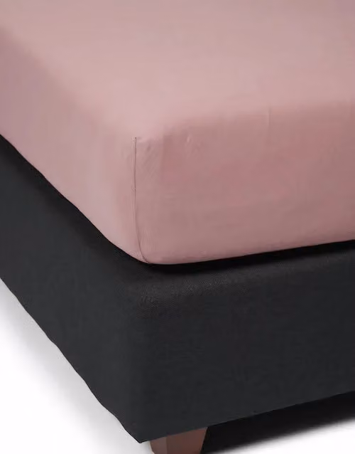 Essenza The Perfect Organic Jersey Hoeslaken Woodrose voor volwassenen
