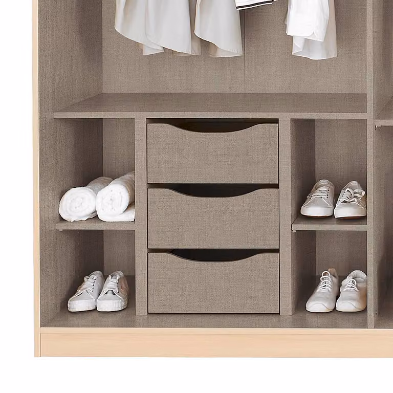 Rauch lade-inzetstukken voor 90 cm, beige, B/D/H: 88 x 57 x 45 cm