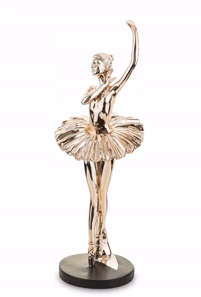 Gouden Balletdanseres Figuur - Elegante Decoratie voor op Tafel