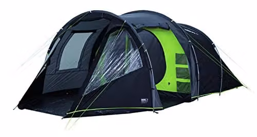 High Peak Paros 5 Tunneltent voor 5 personen met woonruimte en 4.000 mm waterdichtheid