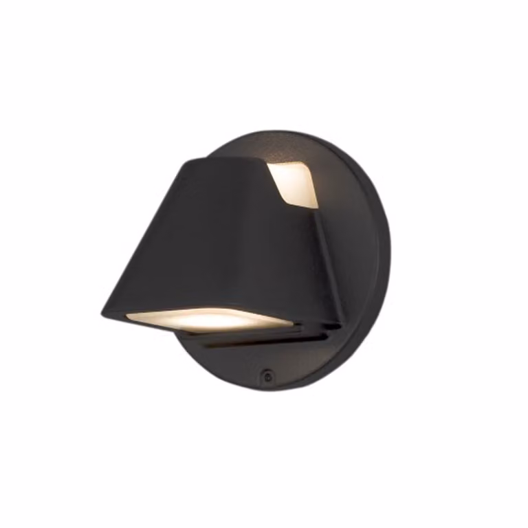 Konstsmide Hild Up-Down Wandlamp - Zwart - 2x GU10